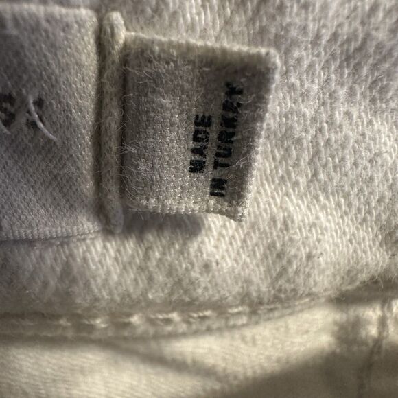 Anthropologie Pilcro and the Letterpress White High Rise Slim Jeans Sz 30 C14 - Picture 5 of 13